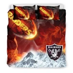 Oakland Raiders Bedding Set - Break Out To Rise Up  - NFL