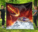 Baltimore Ravens Quilt - Break Out To Rise Up - NFL