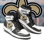 New Orleans Saints Football Air Jordan 1 - Helmet Logo Sneaker - NFL
