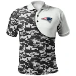 New England Patriots Polo Shirt - Style Mix Camo