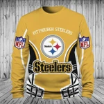 Pittsburgh Steelers Sweatshirt Yellow Football - NFL