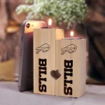 Buffalo Bills Wood Candle Holder - NFL