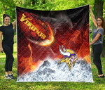 Minnesota Vikings Quilt - Break Out To Rise Up - NFL