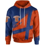 Syracuse OrangeFootball - Logo Team Curve Color Hoodie - NCAA