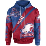 American Eagles Logo Hoodie Cross Style - NCAA