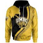 UMBC Retrievers Basketball - Logo Team USA Map Hoodie - NCAA