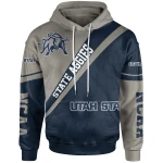 Utah State Aggies Logo Hoodie Cross Style - NCAA