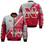 Nicholls Colonels Logo Bomber Jacket Cross Style - NCAA