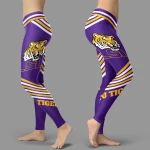 LSU Tigers Leggings - Straight Cute Beautiful Attractive