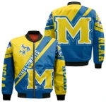McNeese State Cowboys Logo Bomber Jacket Cross Style - NCAA