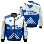 Kentucky Wildcats Football Bomber Jacket  - Stripes Cross Shoulders - NCAA