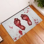 Bloody Feet Halloween Doormat #Halloween