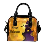 Happy Halloween Shoulder Handbag Dark Castle #Halloween