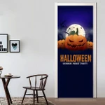 Halloween Pumpkin Door Sticker Horror Night Party #Halloween