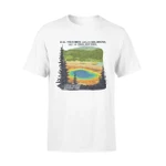 Yellowstone National Park T-Shirt Real Freedom Lies In Wildness Not In Ciuilization #Camping