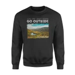 Adirondack Park Sweatshirt Log Off Shut Down Go Outside #Camping
