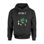 Funny Camping Ruffing It Hoodie