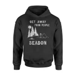 I Hate People Camping Funny Hoodie