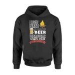 Camping I Light Fires And Make Beer Disappear Hoodie
