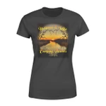 Husband & Wife Camping Partners For Life Love Valentine Women's T-shirt