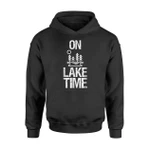 Lake Time Cute Camping Hoodie