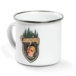 Pet Camping Campfire Mug Wild Adventure Time