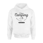 I Love Camping Because I Hate People Funny Nature Hoodie