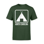 Camp North Carolina Camping Hiking T Shirt