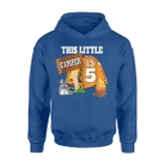 5th Birthday Boys Girls This Little Camper Is 5 Hoodie