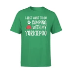 Camping Yorkiepoo Shirt For Funny Dog Mom Or Dog Dad Camper T-Shirt