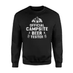Camping With Family Camp Official Campsite Beer Tester Sweatshirt