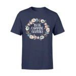 Beer Camping Country Novelty Music Floral Women's T Shirt