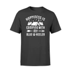 Happiness Is Camping With My Blue Heeler Funny T Shirt