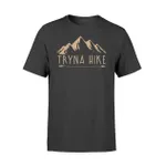 Hiking Tryna Hike Mountain Arrow Outdoor Camping Tees T Shirt