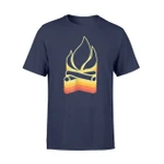 Campfire Camping Vintage Retro Rainbow T Shirt