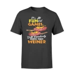 Exishirts Weiner Standard Burned Weiner Funny Camping T Shirt