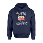 Funny Queen Of The Camper Rv Camping Hoodie