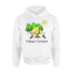 Funny Happy Camper Design Hoodie
