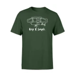 Keep It Simple Pop Up Camper T Shirt