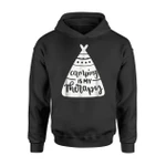 Camping Is My Therapy Tent Men Women Kid Camper Gift Hoodie
