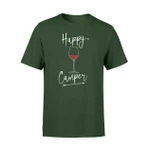 Happy Camper Wine T Shirt