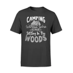 Camping Chair Camping Without Wine Gift T Shirt