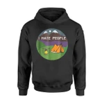 Camping I Hate People Mountain Camping Lovers Hoodie