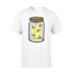 Cute Camping Catching Fireflies In A Jar T Shirt