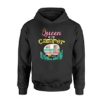 Camping Queen Of The Camper Funny Camping Lovers Hoodie