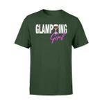 Glamping For Women Who Love Wine And Camping T Shirt