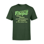 Firepit Where Friends Marshmallows Toasted Camping T Shirt