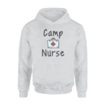 Camp Nurse First Aid Kit Summer Camping Hoodie
