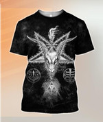 Satanic Devil T-Shirt Goat Head