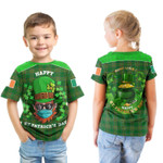 Ireland T-shirt Kid, Leprechaun Face Irish St Patrick's Day | Americans Power